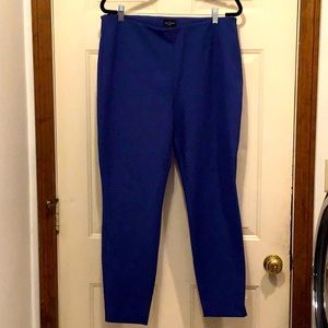 WHBM royal blue, skinny ankle dress pants. Sz. 14